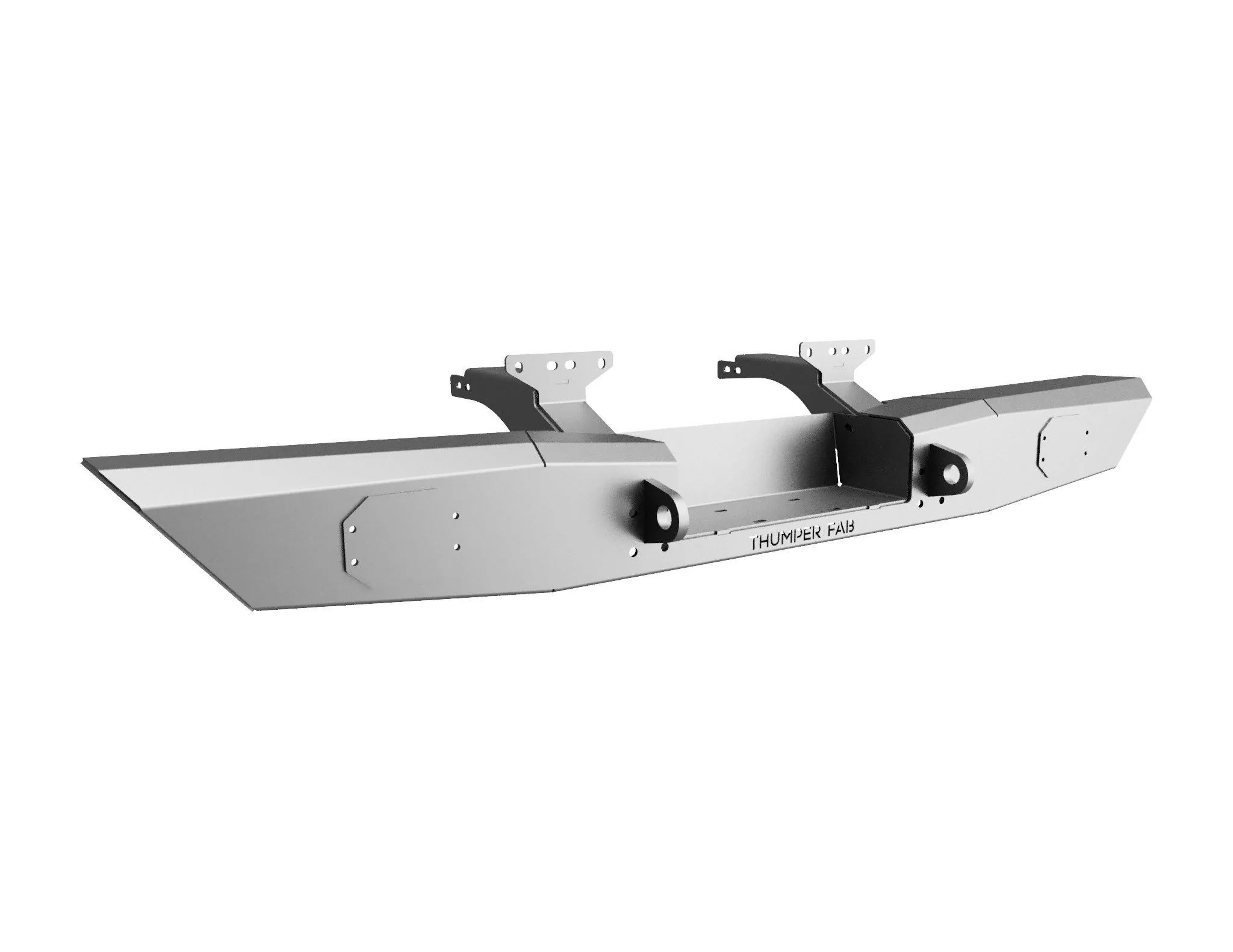 2014-2018 900/1000 XP Polaris Ranger Rear Winch Bumper - Image 4