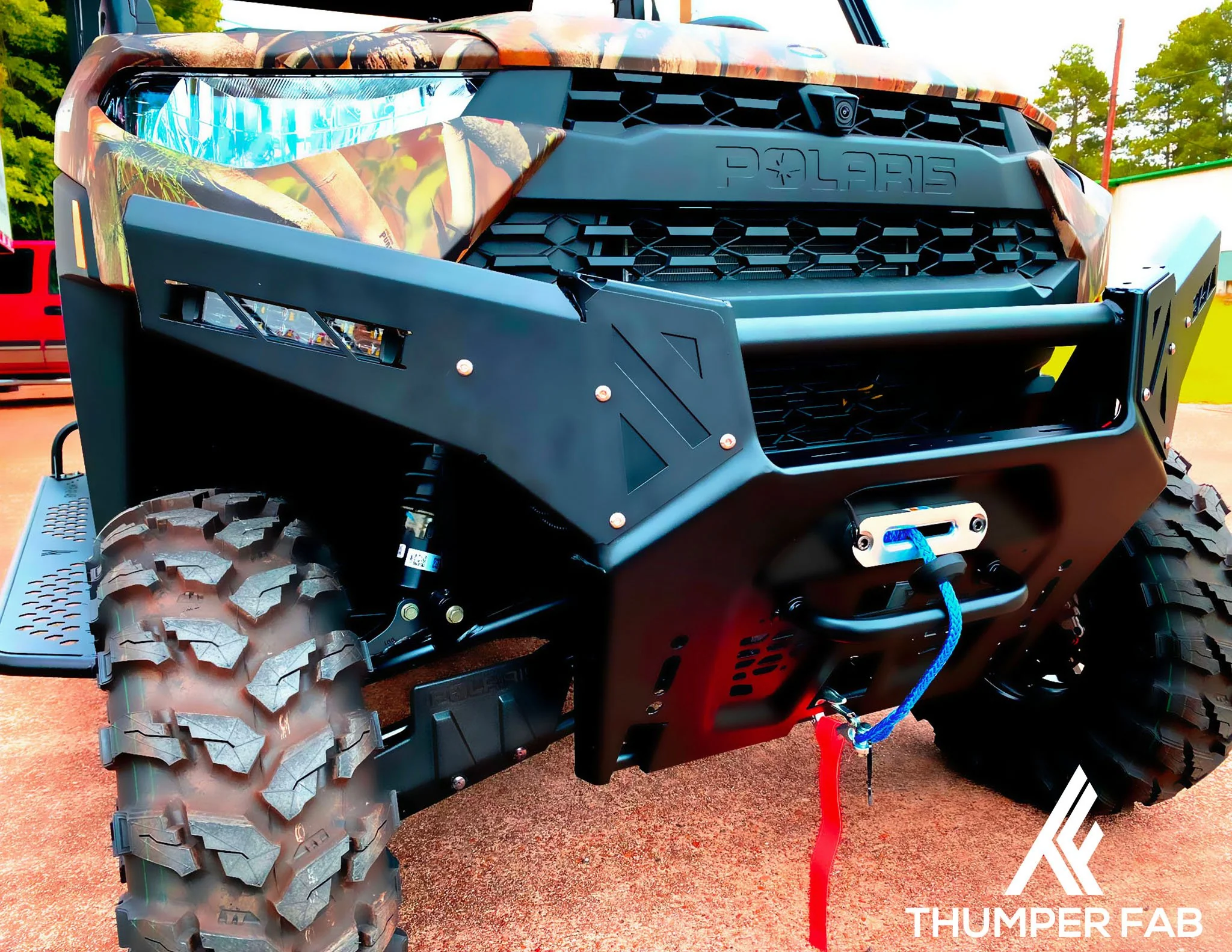 Polaris Ranger Factory Front Bumper Light Kit - Image 3