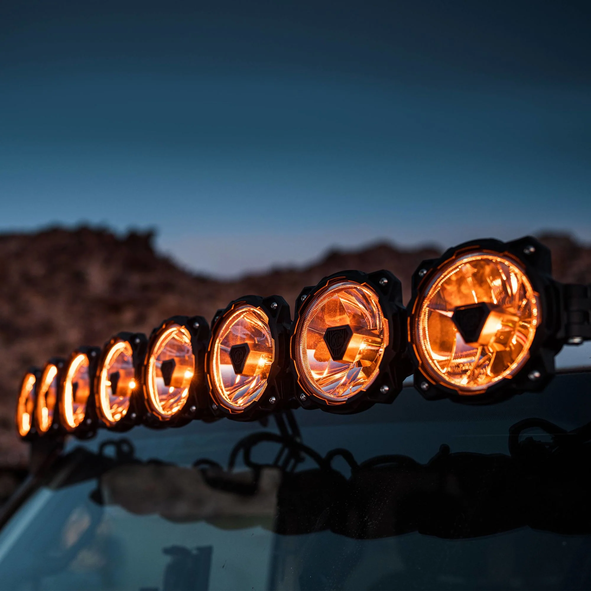 KC HiLiTES 50" Gravity® Titan™ LED Light Bar - 8-Light - Image 11