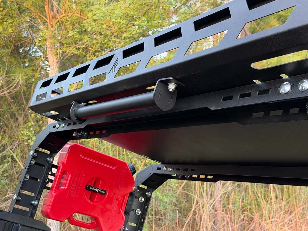 TF001906 | Adjustable UTV Bed Rack Headache Rack Winch Support Bar - Image 3