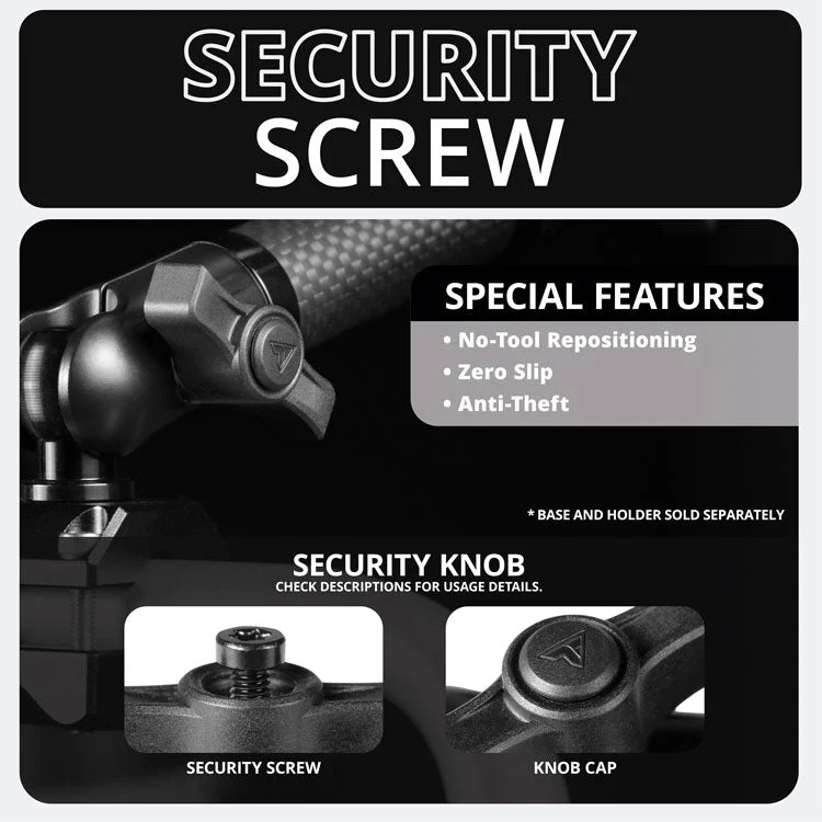 AR20-3FAM | DURALOCK™ 20 SERIES | CARBON FIBER ARM | DUAL 20MM ANTI-THEFT SOCKETS - Image 2