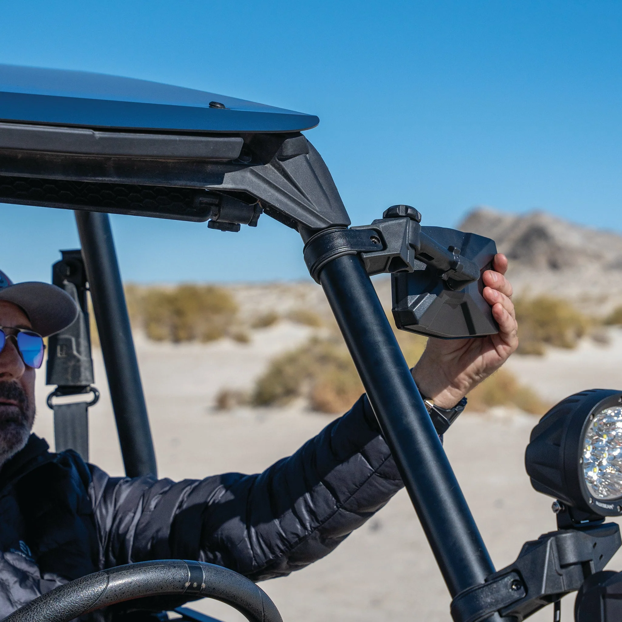ATV-UTV TEK Clearview UTV Mirror w/ Anti Vibration & Breakaway - Custom Clamp System - Image 7