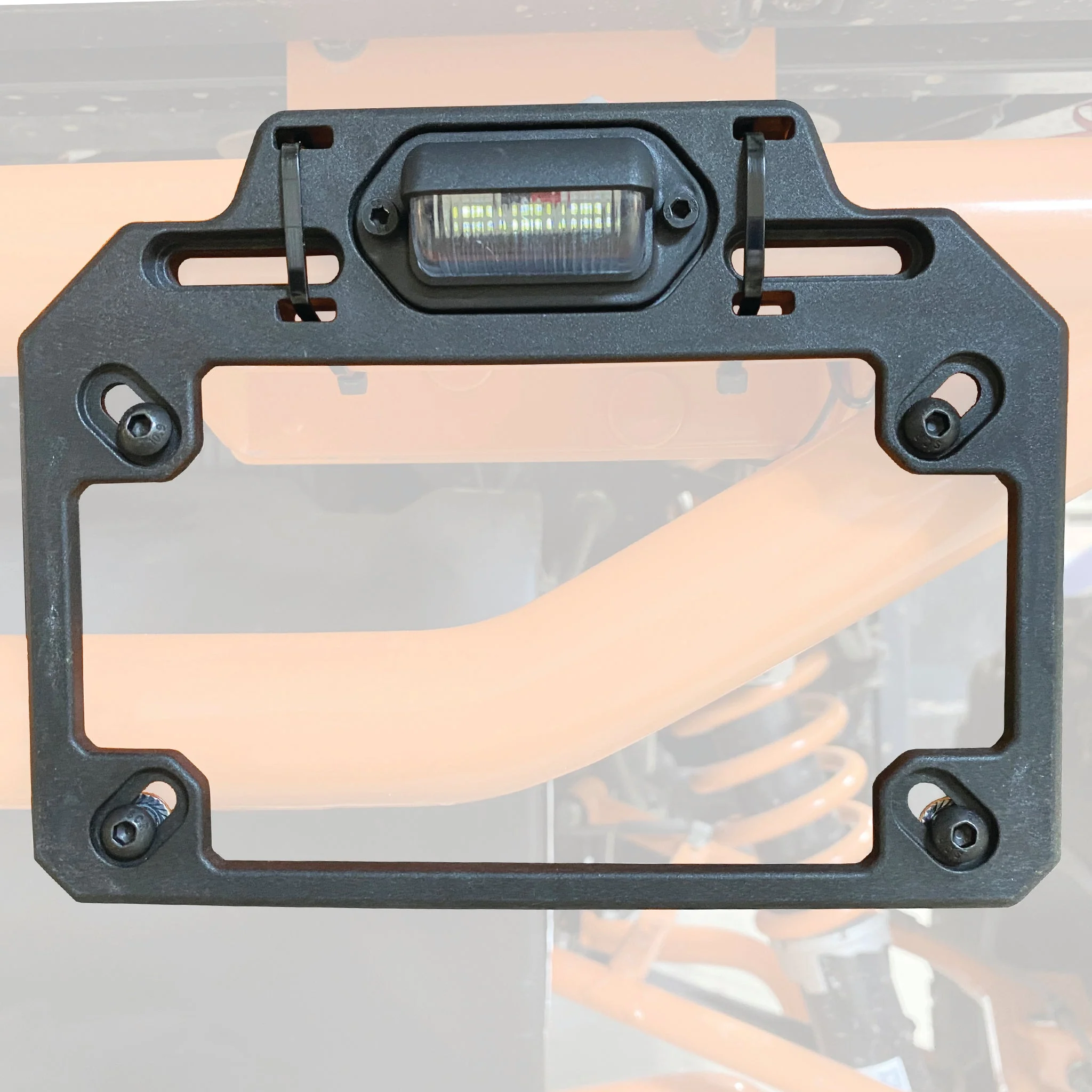 ATV-UTV TEK Elite Series UTV License Plate Bracket w/ LED light - Image 2