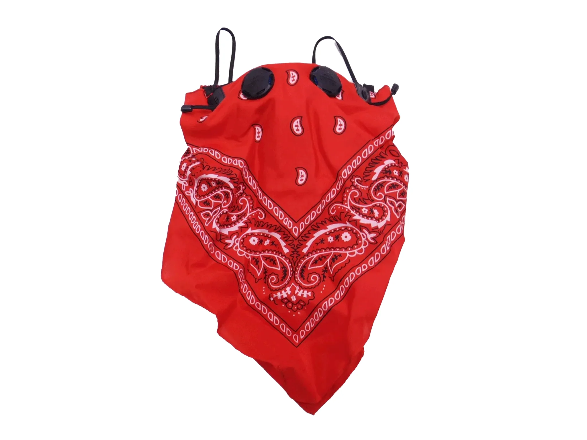 ATV-UTV TEK PRO BANDANA DUST MASK RED - Image 3