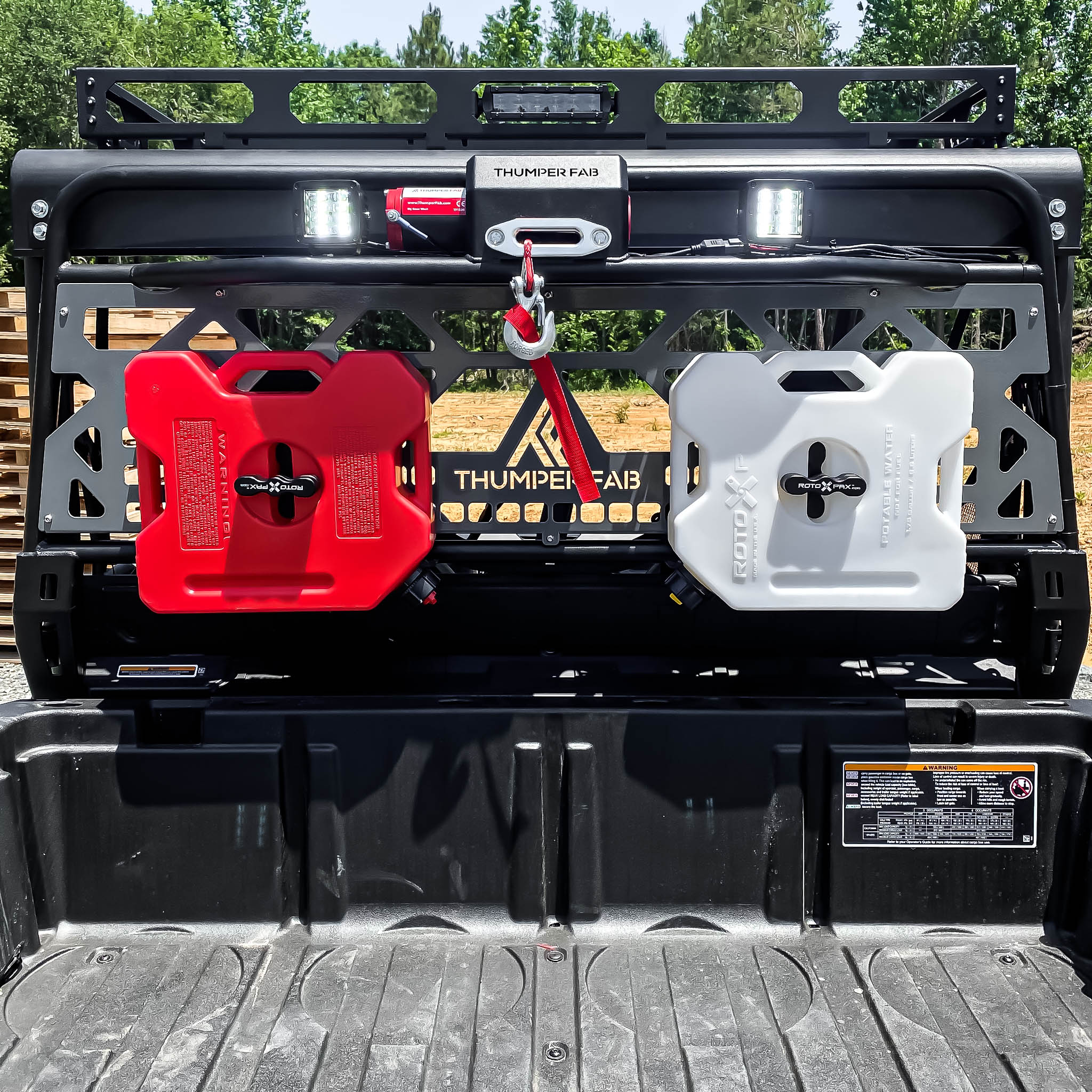 Can-Am Defender Winch Headache Rack - Image 3