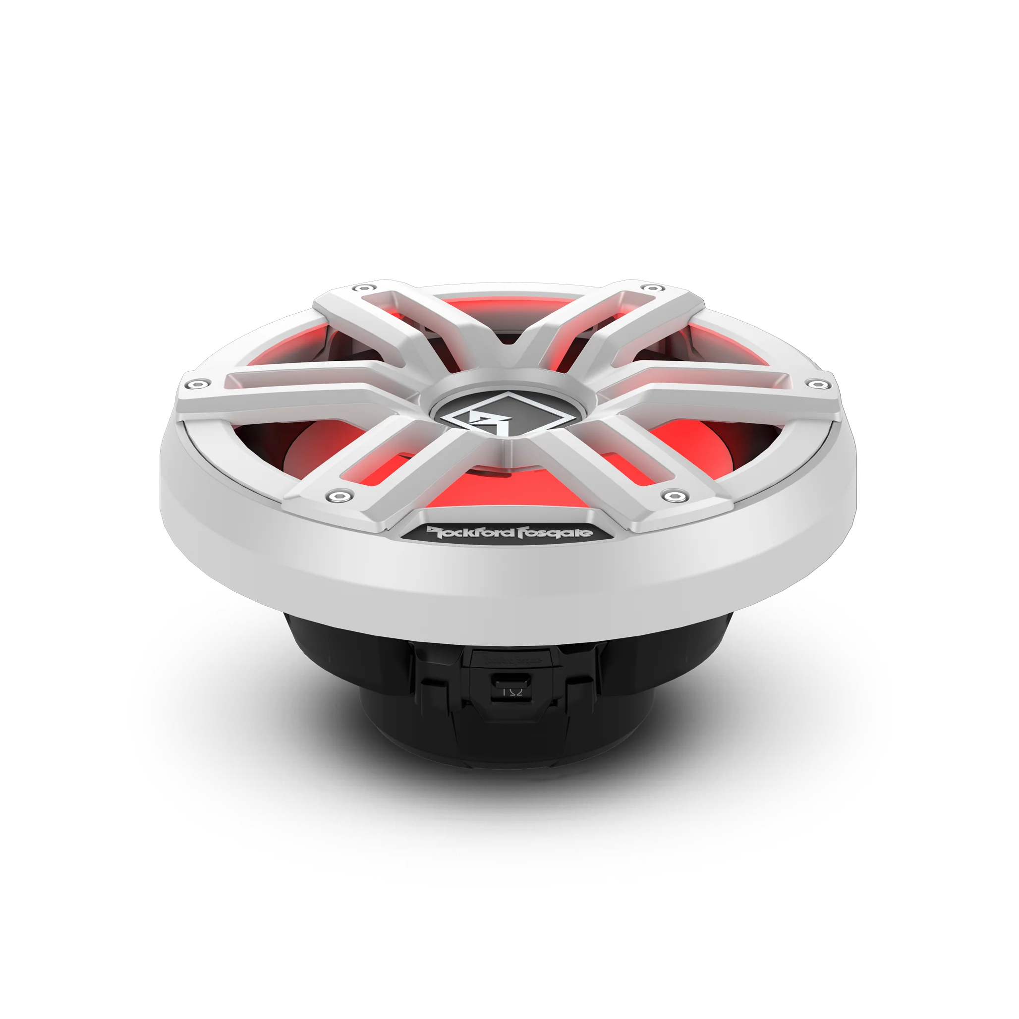 M2 10" DVC 2ohm Color Optix Sealed Enclosure Marine Subwoofer - White - Image 4