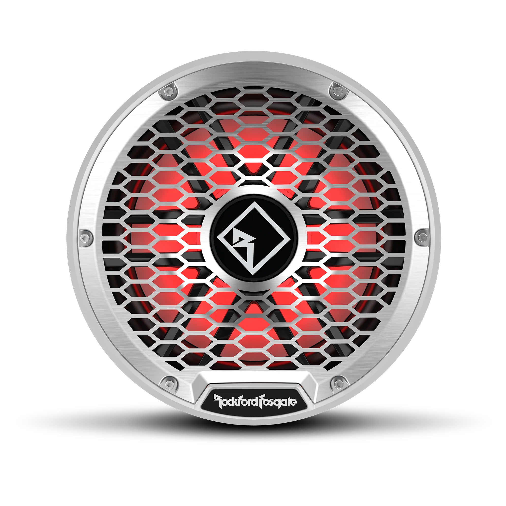 M2 12" DVC 2ohm Color Optix Sealed Enclosure Marine Subwoofer - White - Image 2
