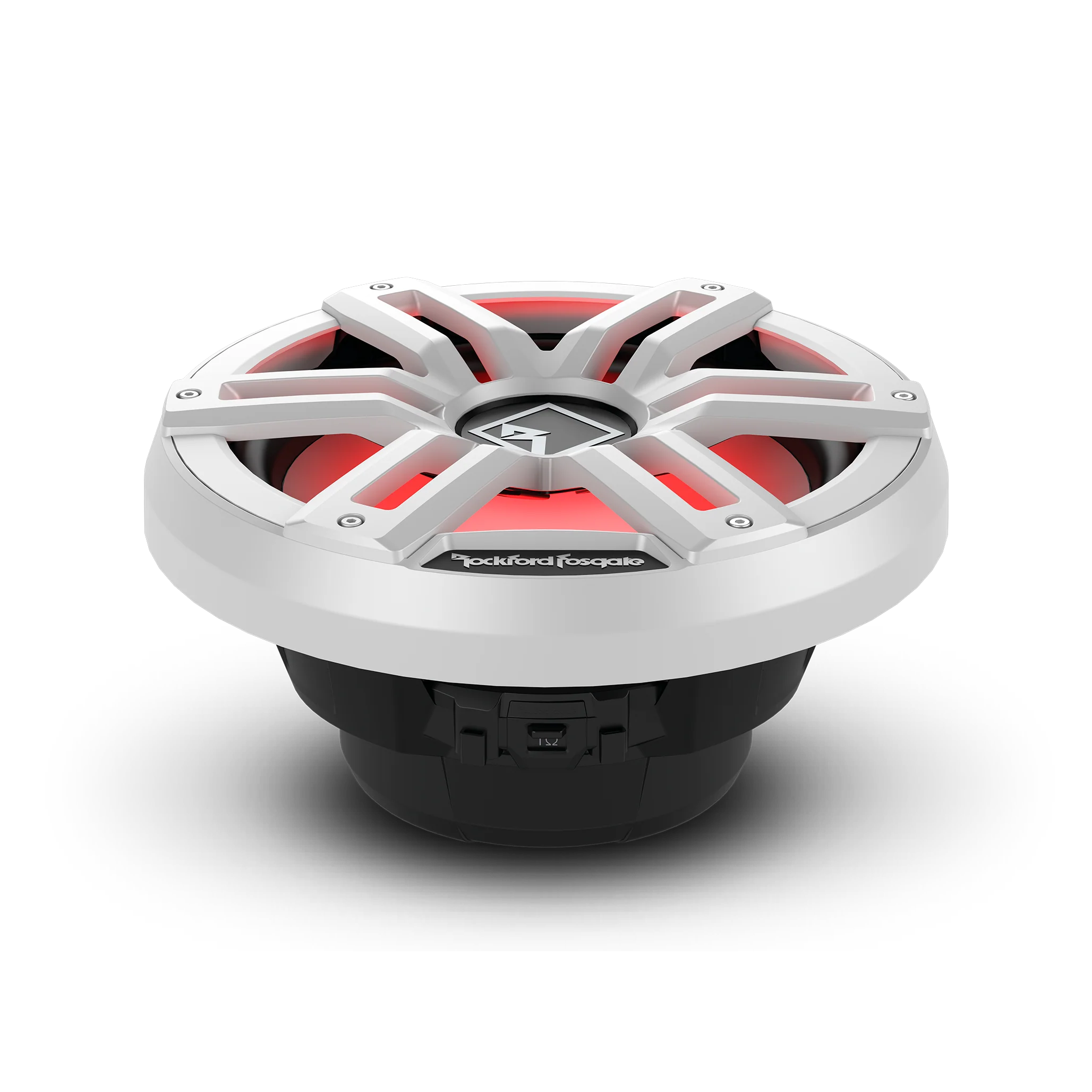 M2 12" DVC 2ohm Color Optix Sealed Enclosure Marine Subwoofer - White - Image 4