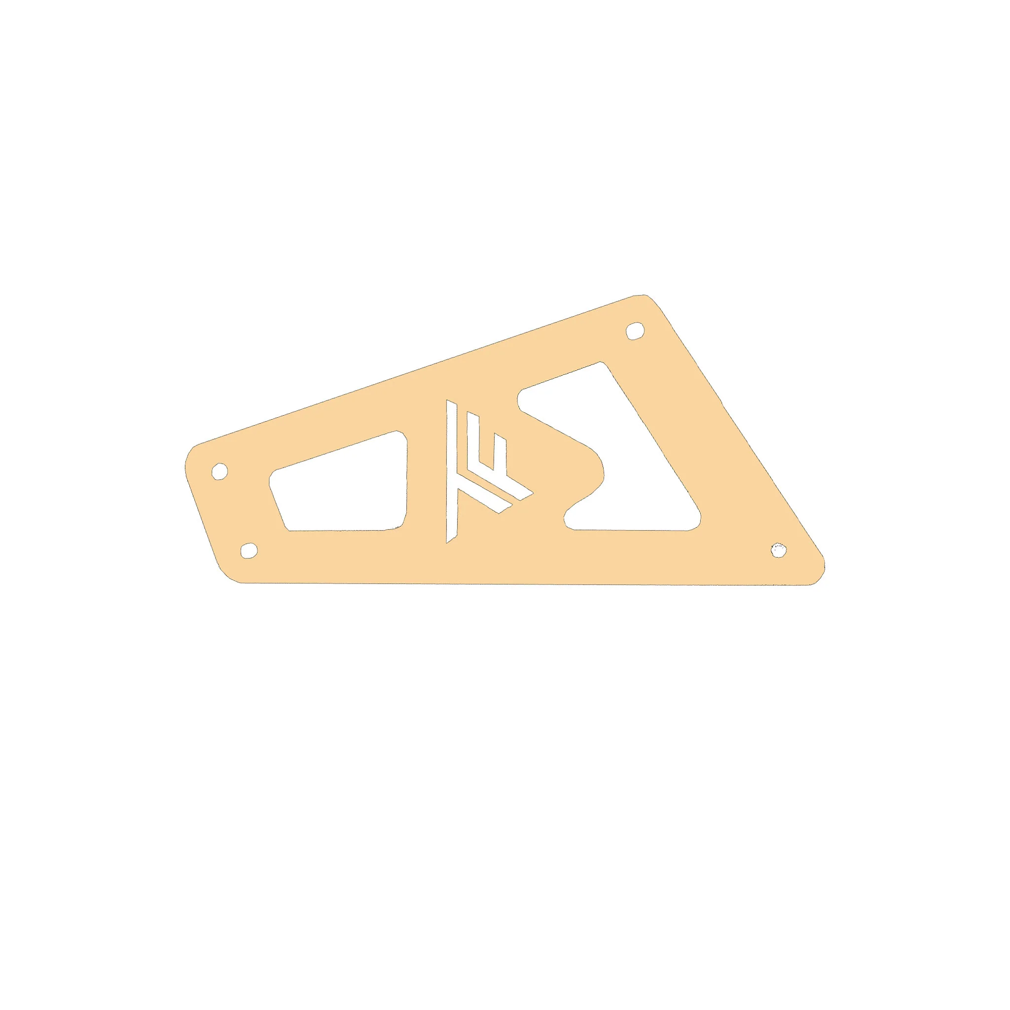 Polaris General Front Winch Bumper Accent Panels - Image 4