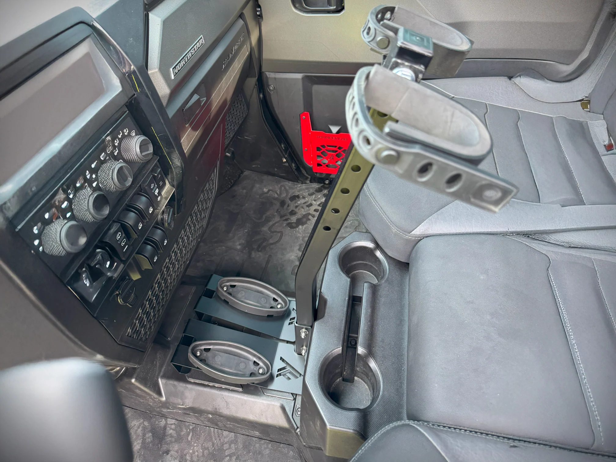 TF230904 | Polaris Ranger 1500 XD Gun Mount – Center Floor Mount - Image 2