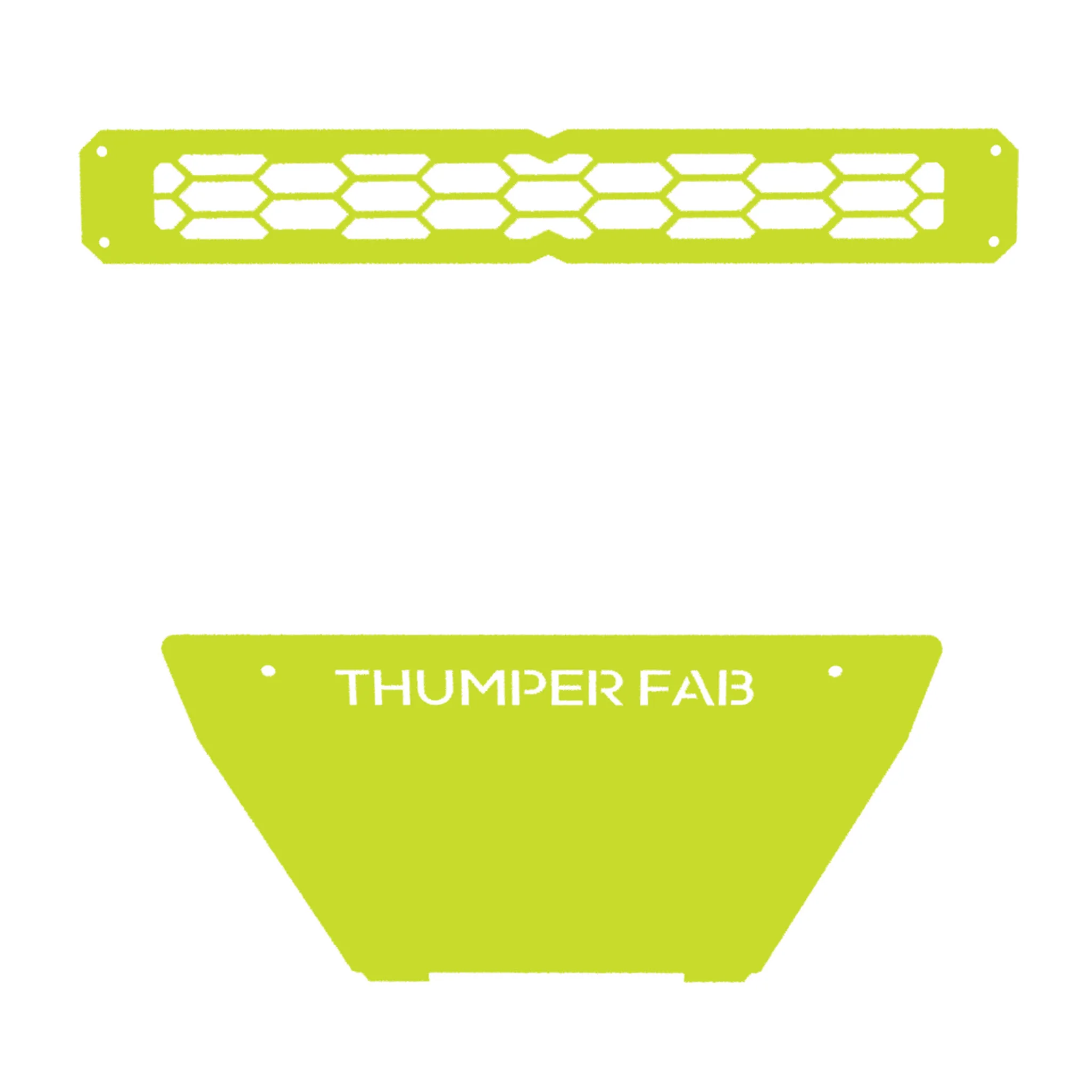 Polaris Ranger 570 Front Winch Bumper Accent Panels - Image 3