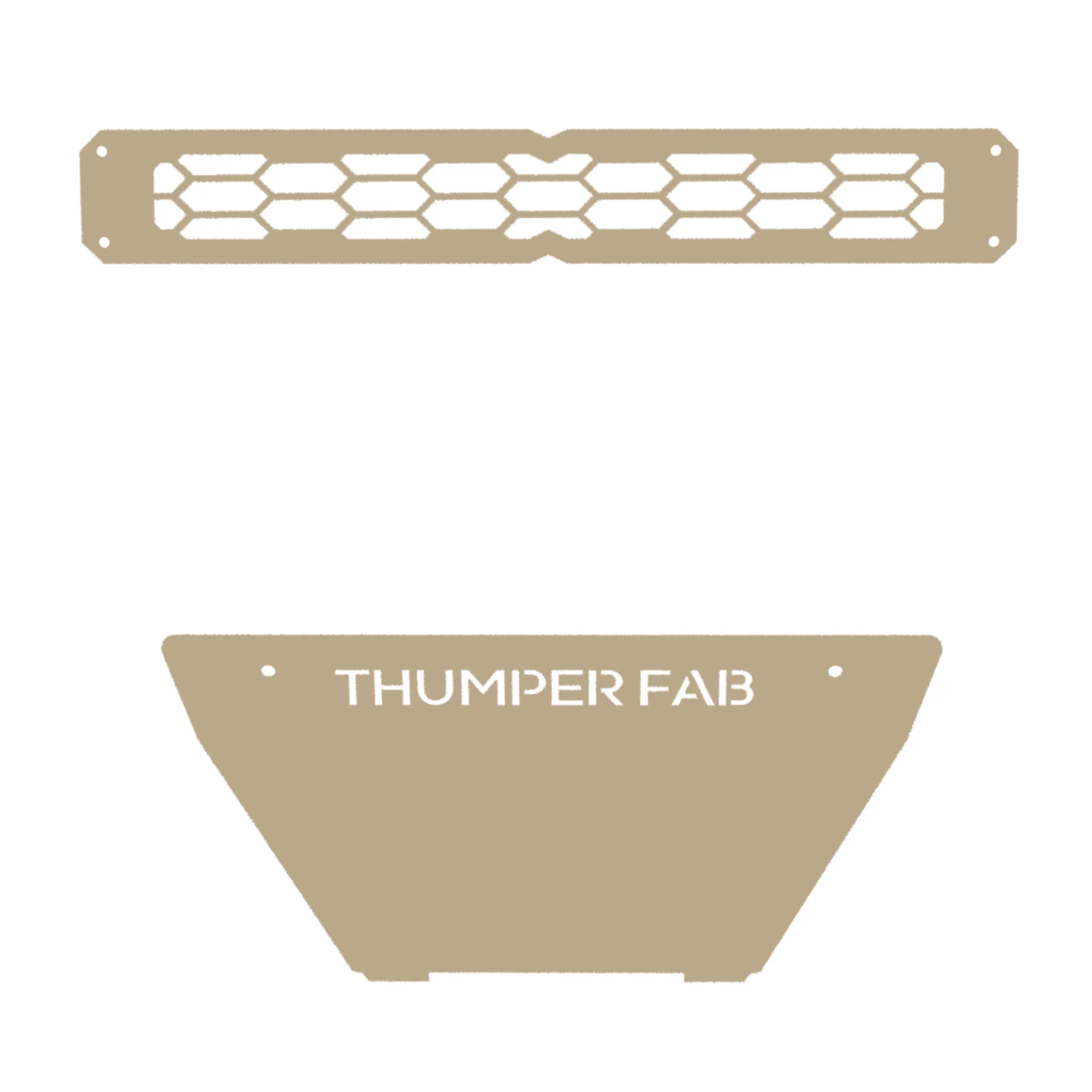 Polaris Ranger 570 Front Winch Bumper Accent Panels - Image 4