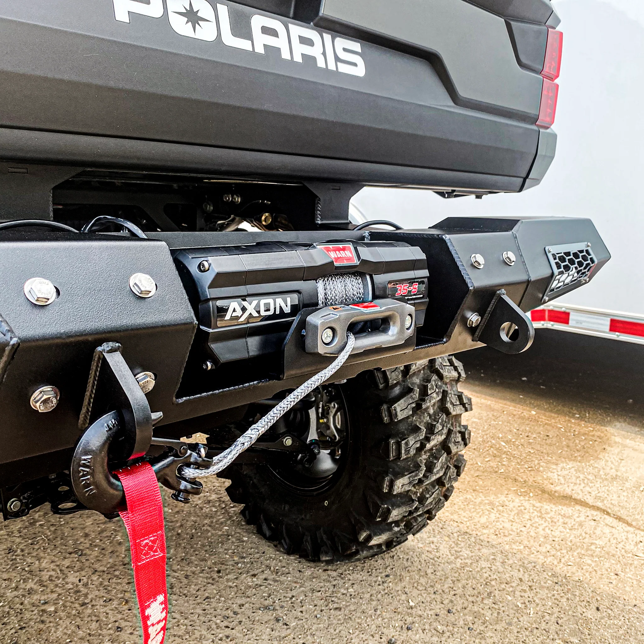 Polaris Ranger Rear Winch Bumper - ELITE EDITION - Image 5