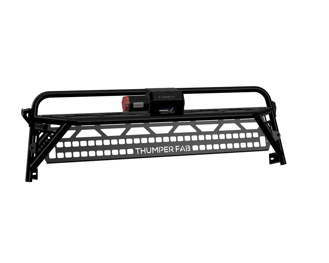 Polaris Xpedition Winch Headache Rack - Image 3