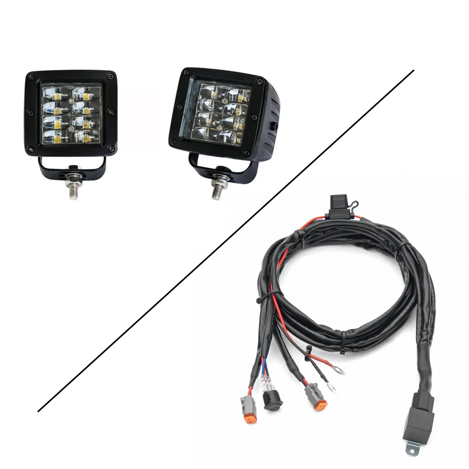 Stealth Optics 3" POD LED Cube Light Bundle