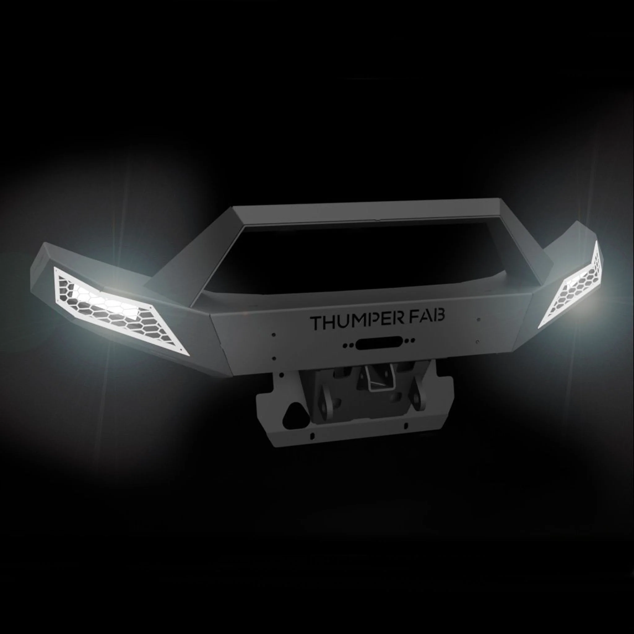 Thumper Bumper - Polaris Ranger Front Winch Bumper Light Kit - Image 3